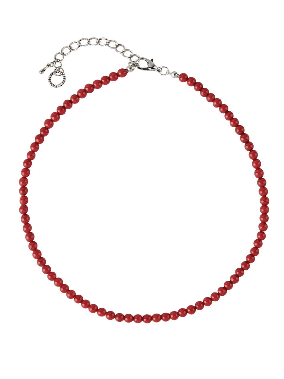22SS) RED GEMSTONE NECKLACE