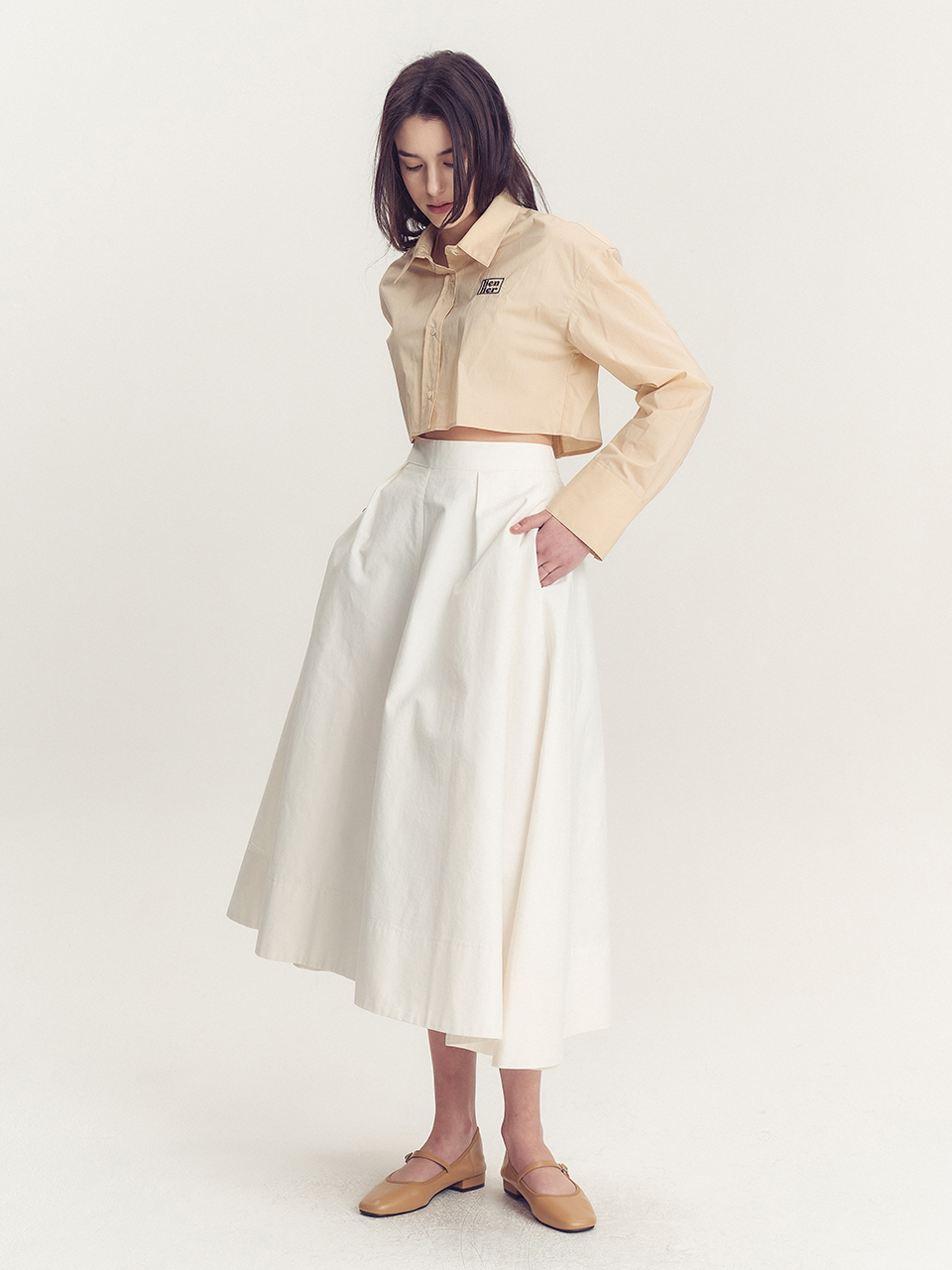22SS) sibeu skirt - white