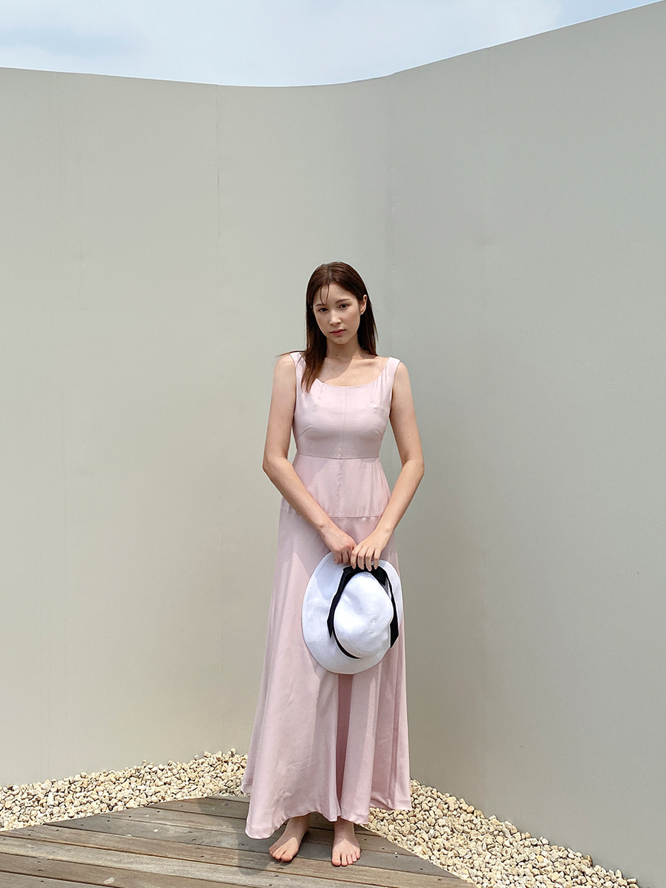 시원 드레스 - 핑크